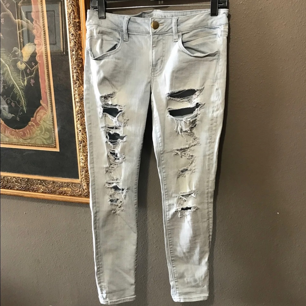 American Eagle Cropped Skinny Jeans